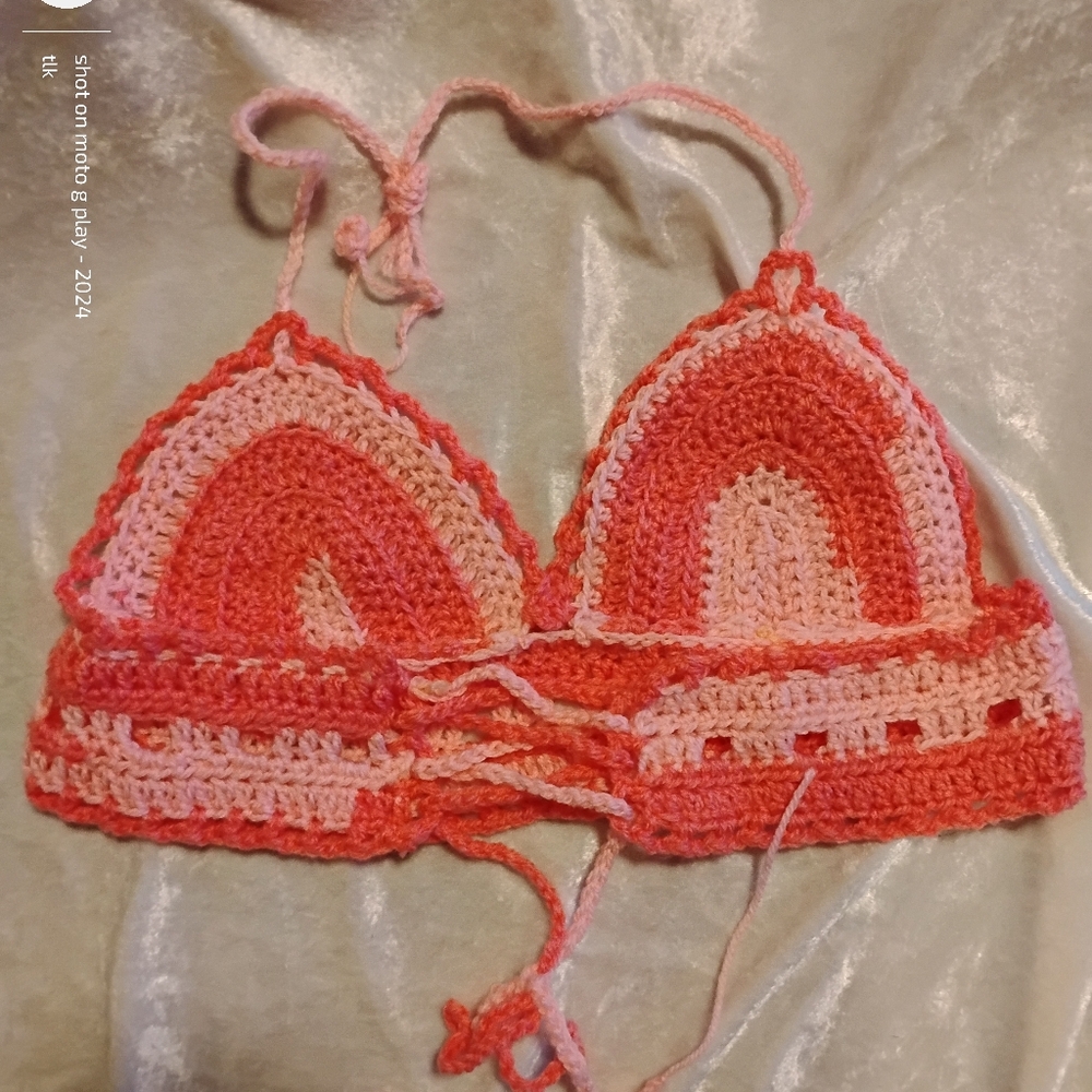Handmade crochet festival top - Picture 5 of 14